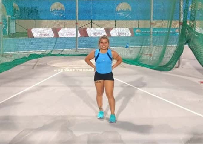 La atleta Antonella Ruiz Díaz fue novena en Disco en el Mundial de Dubai