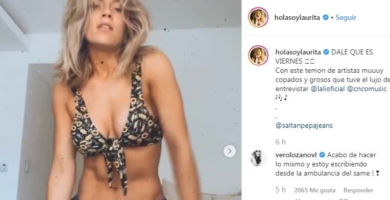 Videos: el perreo hot de Laurita Fernández que la rompe en Instagram