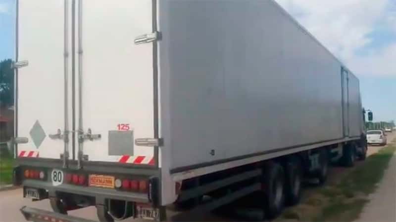 Hallaron en Santa Fe un camión que habría sido robado en Gualeguaychú con una carga millonaria
