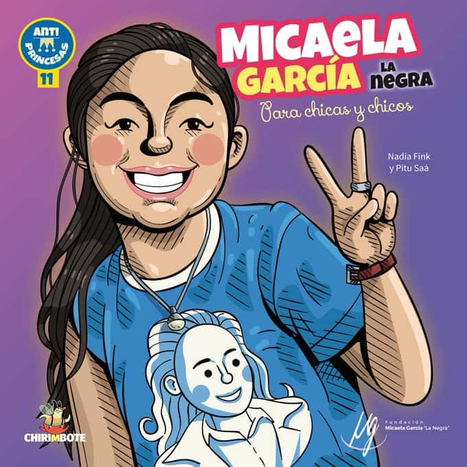 Micaela García será protagonista de un nuevo libro de la colección Antiprincesas