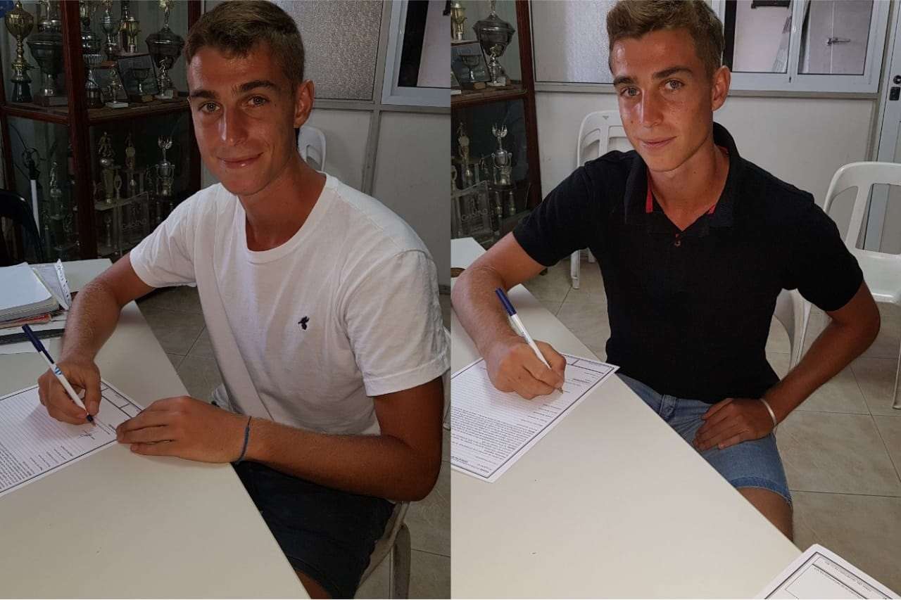 Los mellizos Alfaro firmaron contrato con Juventud Unida: ahora, son profesionales  