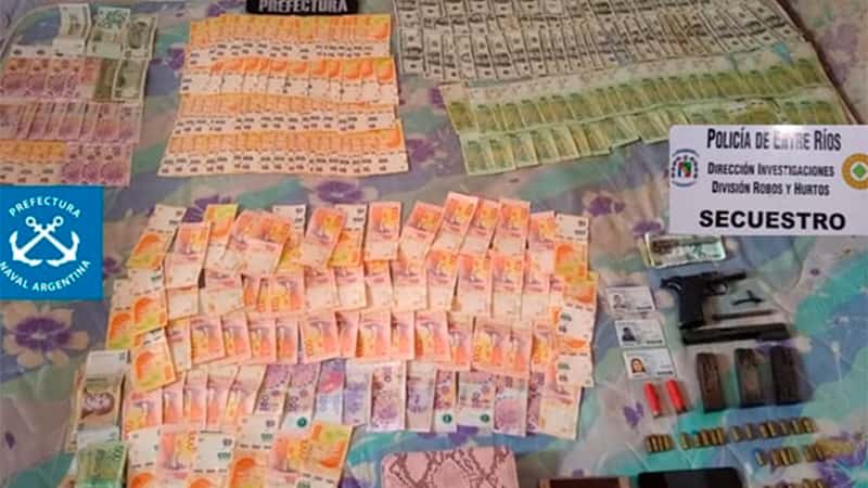 A mano armada, robaron más de 500 mil pesos en una vivienda de Paraná