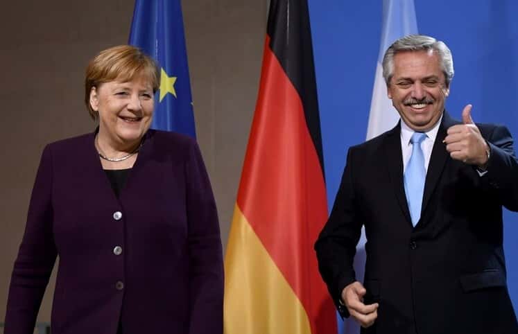 Alberto Fernández logró que Merkel apoye a la Argentina en su negociación con el FMI