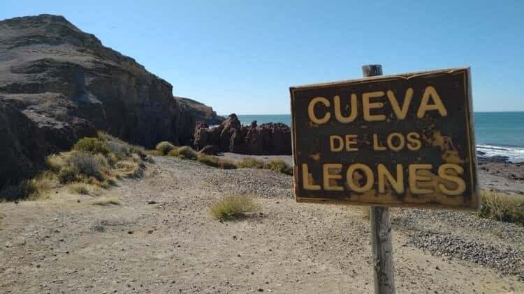 Cueva de Leones, la zona de Punta Cavendich donde fue abusada la turista salteña y asesinado su hijo.