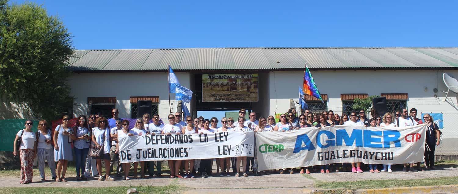Paro docente: Agmer relevó un 90% de acatamiento en Gualeguaychú