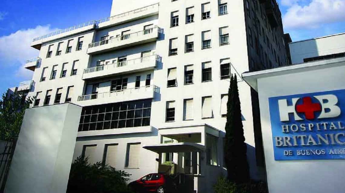Pierina se encuentra en el Hospital Británico de la Ciudad de Buenos Aires 