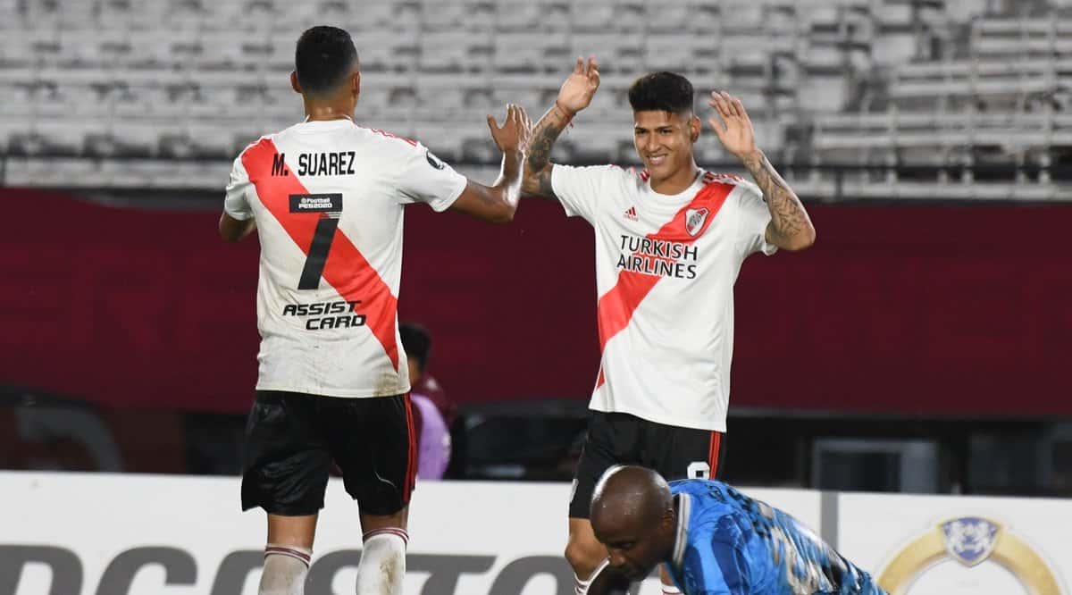 River aceleró y fue contundente: goleó 8-0 a Binacional de Perú