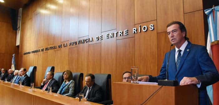 La Justicia entrerriana creó un fondo al que donará el 50% de salarios