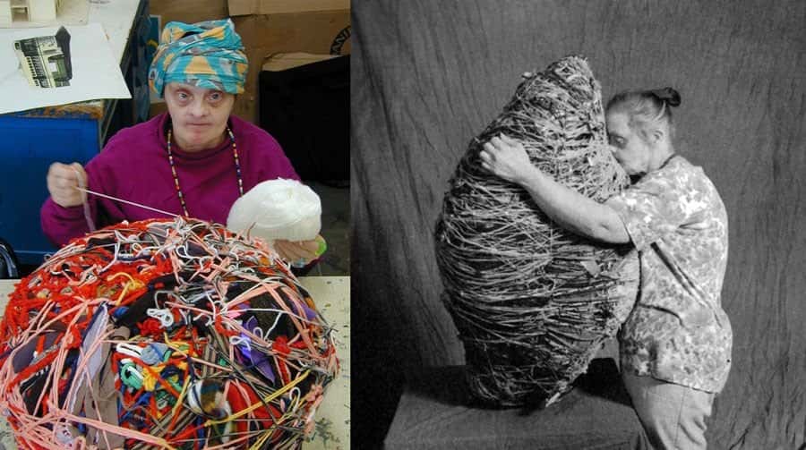 Judith Scott fue una escultora de fibra estadounidense de renombre internacional. 