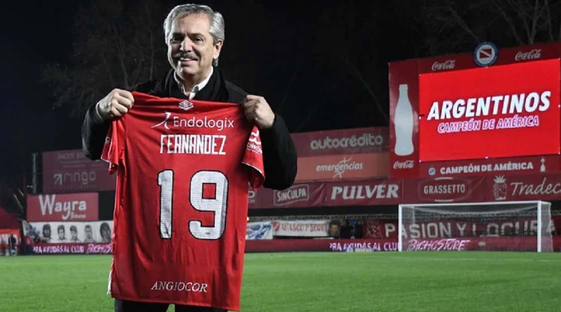 "Con los test rápidos tal vez pueda volver el fútbol", dijo Alberto Fernández