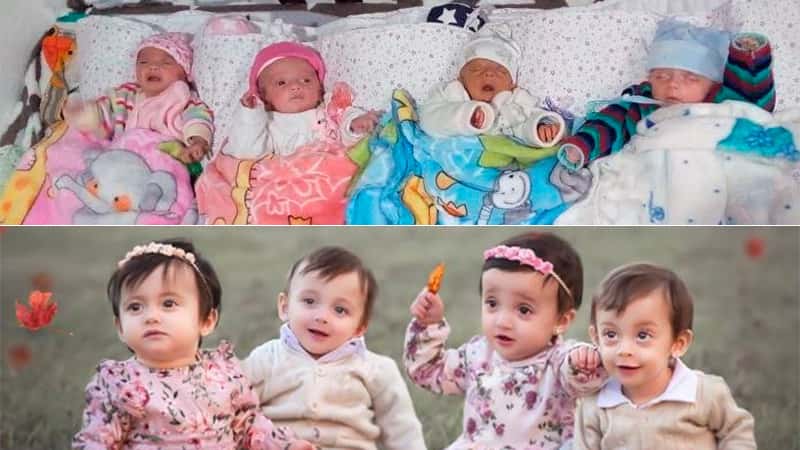 Los pares de gemelos entrerrianos cumplieron su primer año de vida