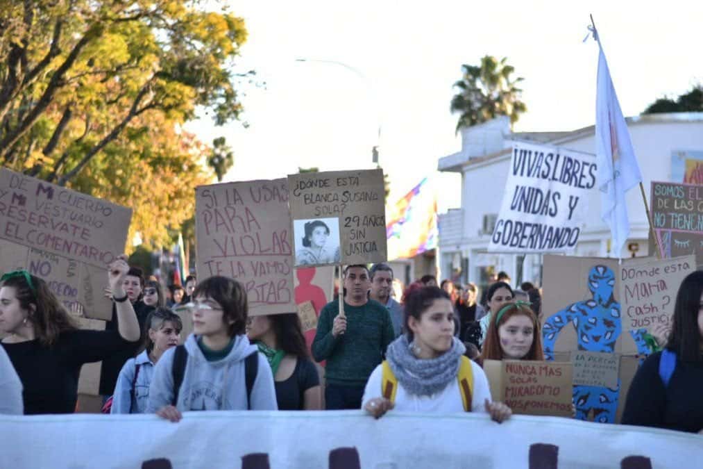 Marcha #NiUnaMenos en Gualeguaychú 2019. ElDía