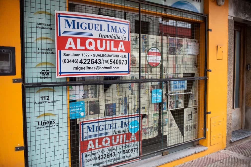 Proliferan los locales comerciales vacíos en el centro de la ciudad (foto: Joaquín García)
