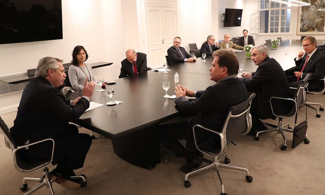 Alberto Fernández recibió en Olivos a Sergio Nardelli, CEO de Vicentin
