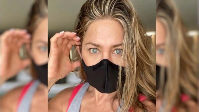 Con una cruda imagen, Jennifer Aniston busca concientizar sobre el uso de tapabocas