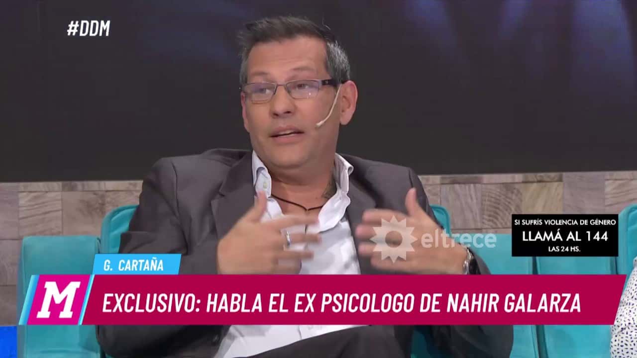 Nahir Galarza demandó al psicólogo y panelista de "Bendita", Gabriel Cartañá