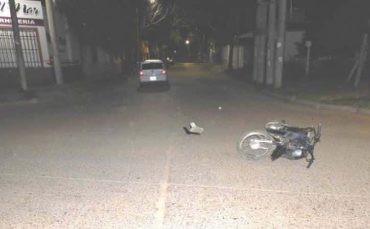 La moto que chocó en Bulevar Montana era robada y tenía pedido de secuestro