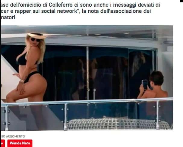 Wanda Nara fue acusada en Italia de "sexualizar" a su hijo