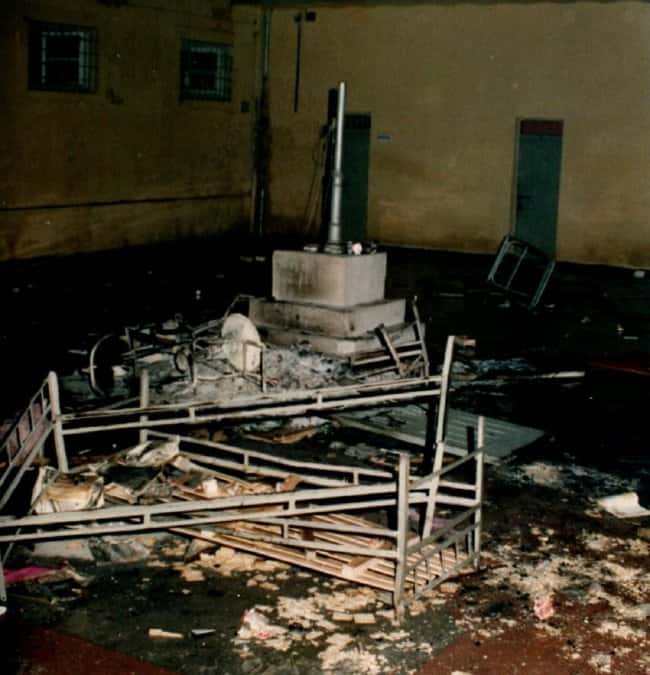 El motín de 1987 dejó un saldo de un muerto, varios heridos e importantes destrozos en la UP2.