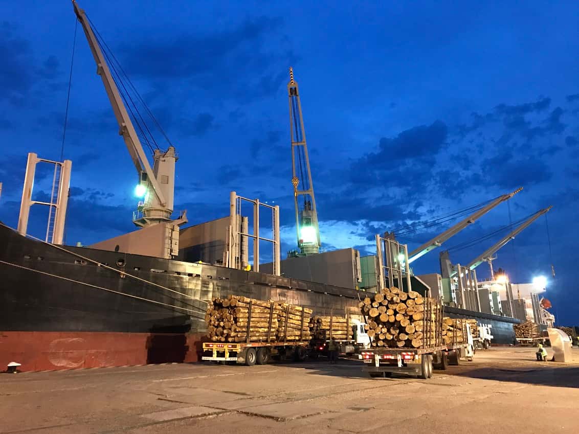 Se completó otra exportación desde los puertos de Concepción e Ibicuy