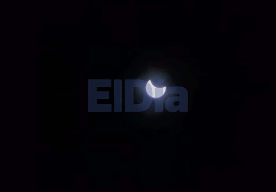 Así se apreció el eclipse solar desde Gualeguaychú