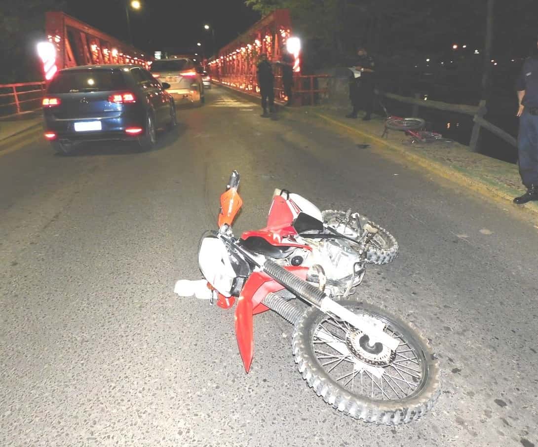 Un siniestro en la cabecera del Puente Méndez Casariego terminó con dos hospitalizados