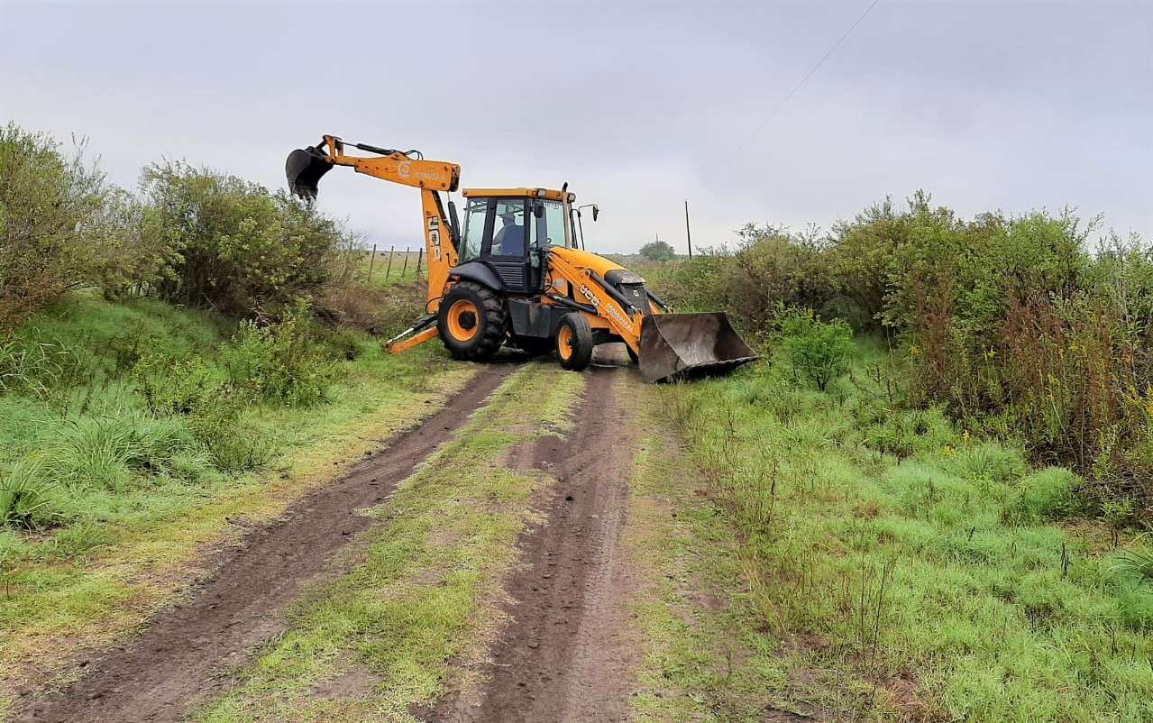 Se realizaron trabajos de mantenimiento y mejoras en caminos rurales