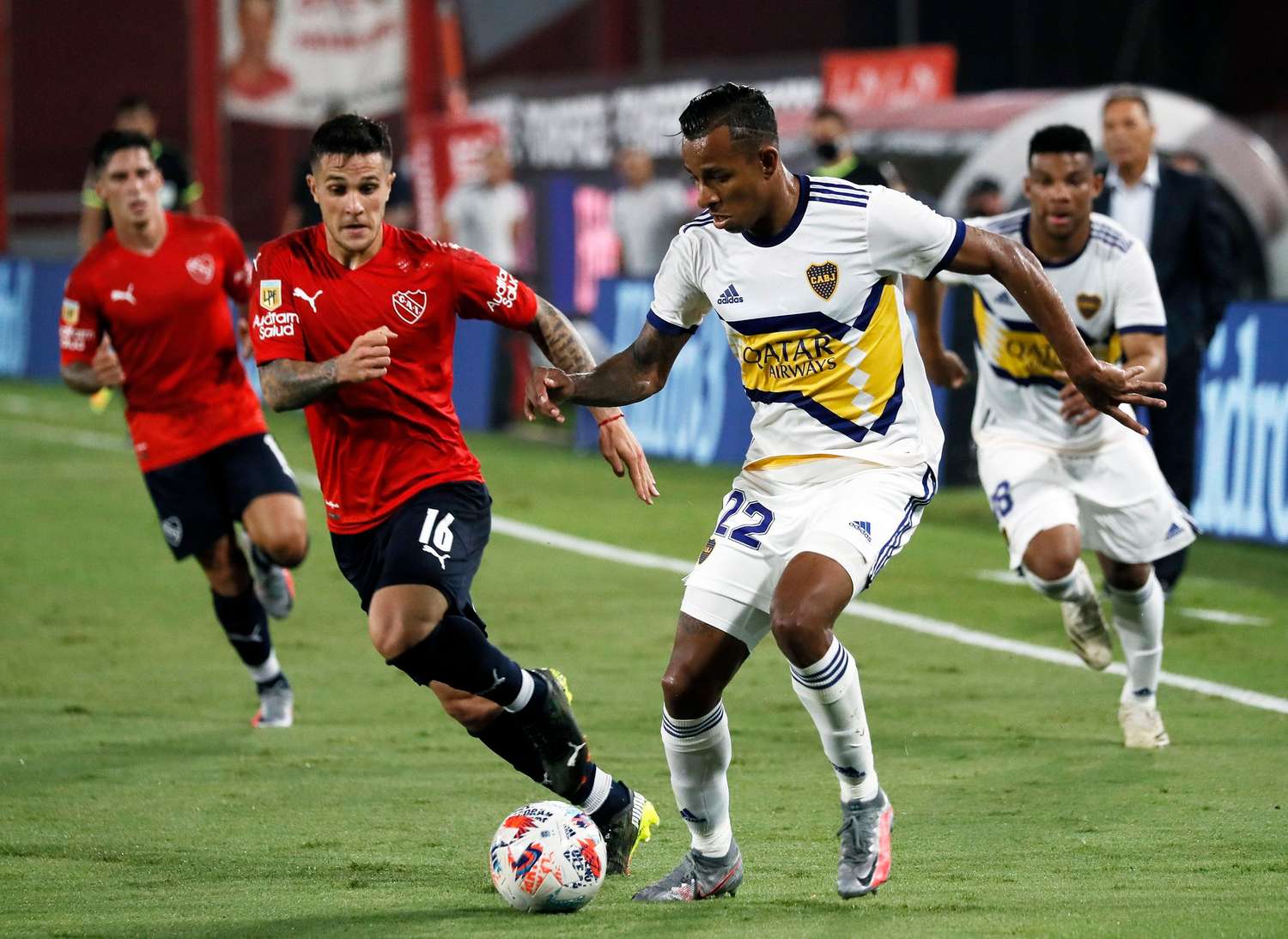 Independiente y Boca empataron en Avellaneda en un atractivo partido