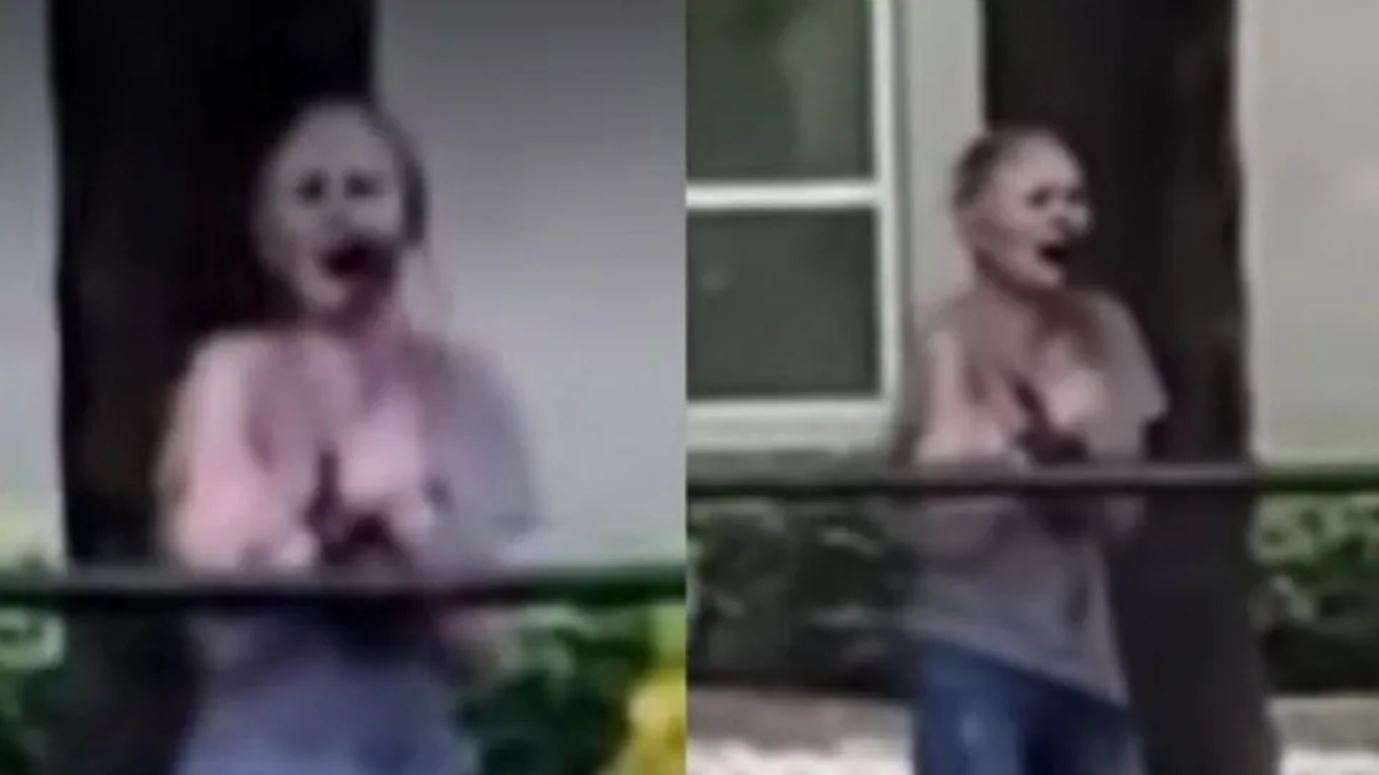 Filman a una "mujer zombie" que apareció en las calles de Seattle