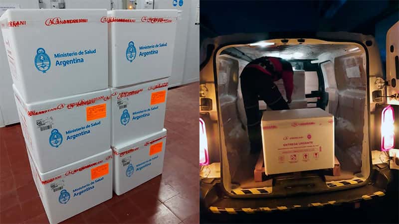 Entre Ríos recibió 24.700 nuevas dosis de vacunas AstraZeneca