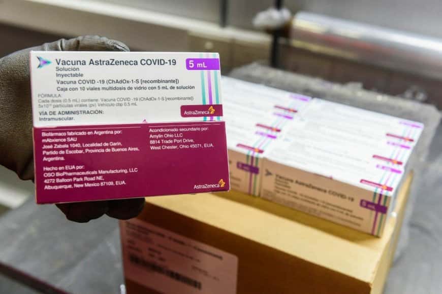 Esta semana, Entre Ríos recibirá 34 mil dosis de las vacunas de AstraZeneca