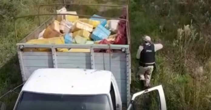 Prefectura secuestró un cargamento de más de cinco toneladas de marihuana