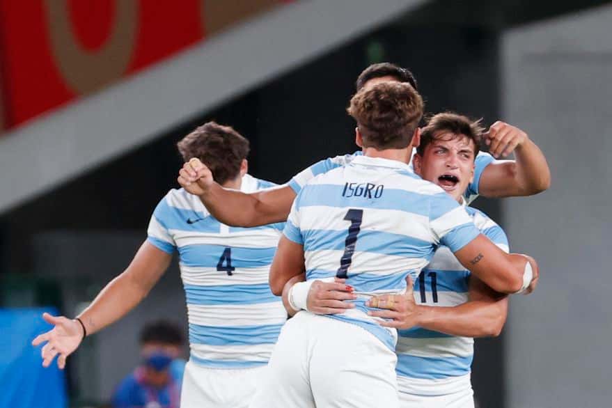 Rugby 7: heroico triunfo de Los Pumas para meterse en la pelea por las medallas