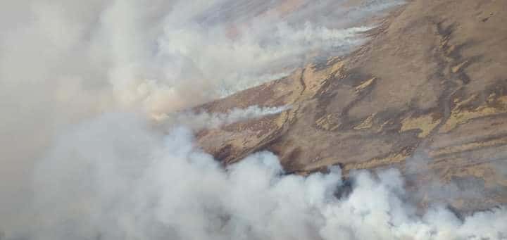 Cuatro bomberos de Gualeguaychú partieron a combatir un incendio forestal
