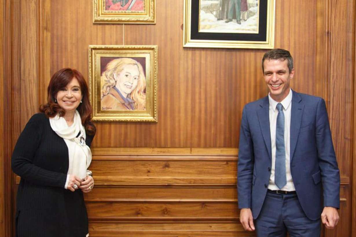 El candidato entrerriano del PJ recibió el apoyo de Alberto Fernández y CFK
