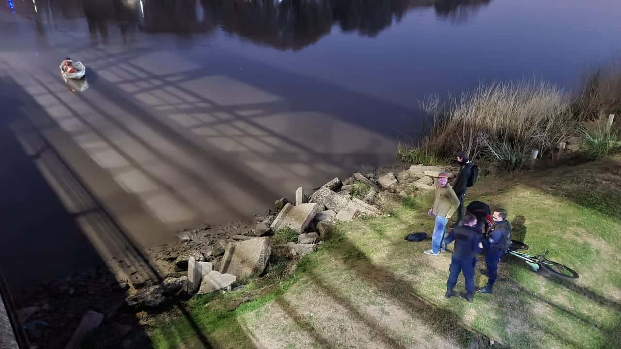 Hallaron el cuerpo del hombre que se arrojó desde el puente al río Gualeguaychú