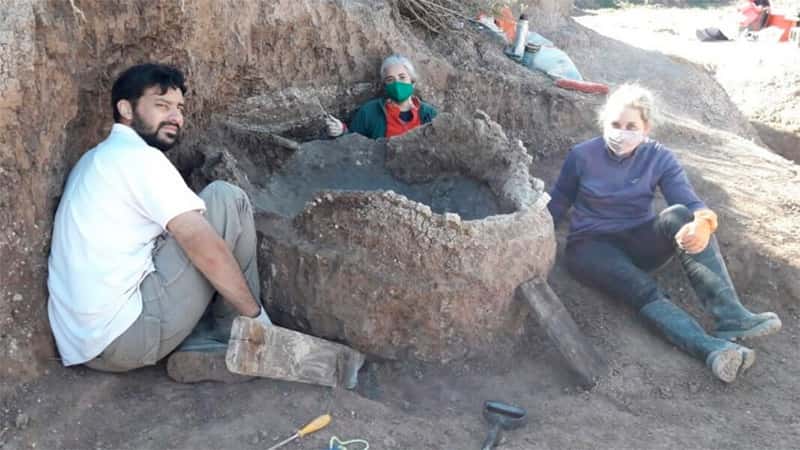 Hallaron restos fósiles de gran tamaño en Entre Ríos