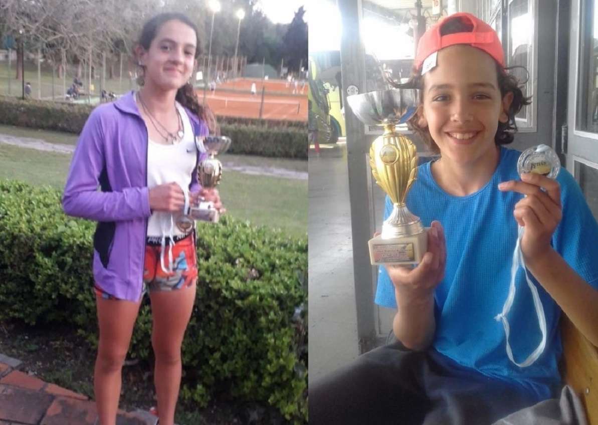Katia Bula y Luciano Cabaña fueron campeones en el Regional de Menores