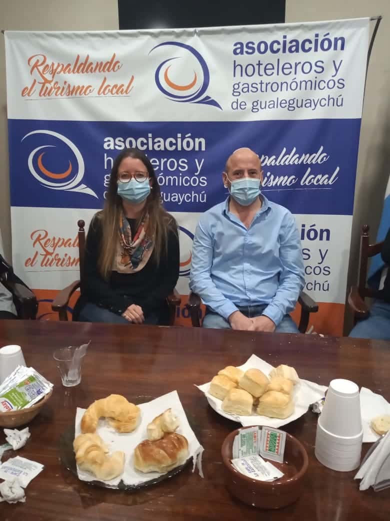 Pía Gavagnín se reunió con la Asociación de Hoteleros y Gastronómicos de la ciudad
