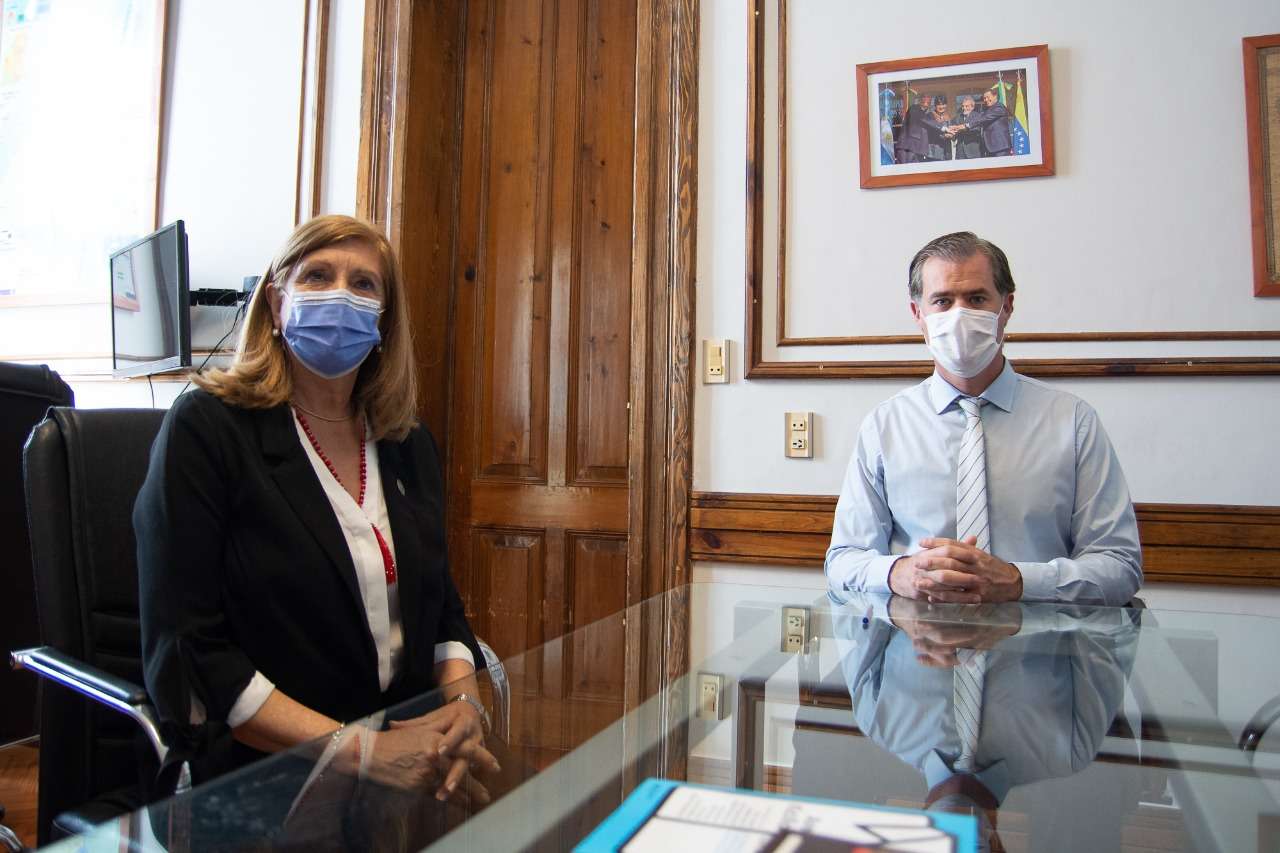 El intendente Piaggio y la ministra Romero mantuvieron una intensa agenda de trabajo