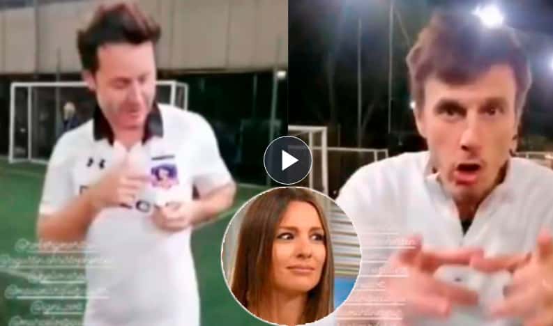 El video de Vicuña y el marido de Pampita jugando al fútbol: "Con amigos"