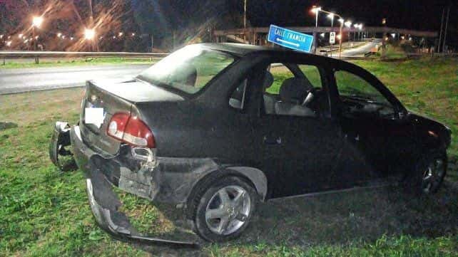 Un conductor perdió el control de su auto: fue hospitalizado con lesiones graves