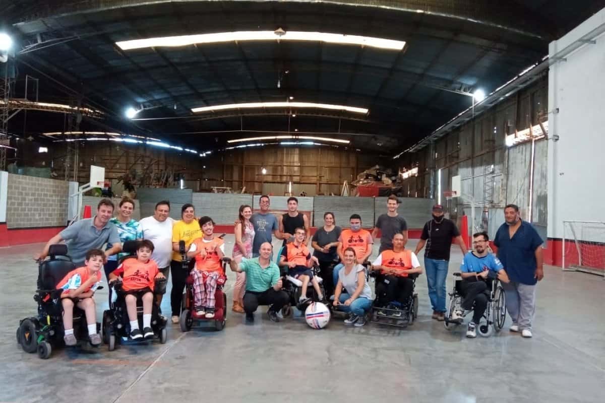 La Municipalidad de Gualeguaychú impulsa el fútbol en sillas de ruedas 