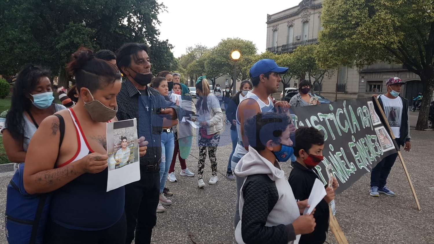 Los familiares y amigos de Daniel Giménez volvieron a pedir justicia frente a Tribunales