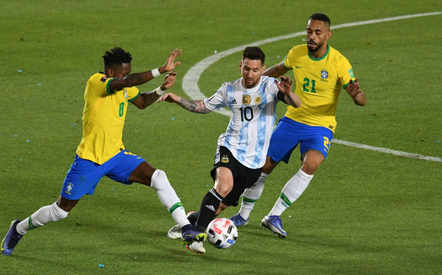 Argentina al Mundial:empató con Brasil e igualmente aseguró la clasificación 