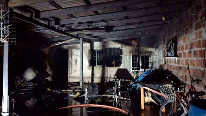 Cuatro hermanitos murieron durante el incendio de su vivienda