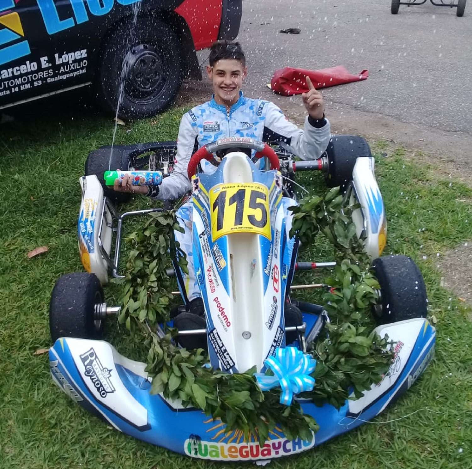 Nazareno López se consagró campeón de la Rotax Grand National en Córdoba