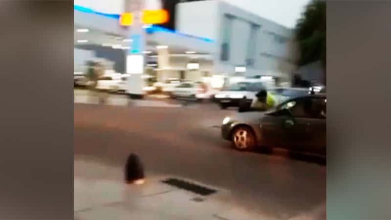 Locura en Entre Ríos: Un remisero atropelló y arrastró una cuadra a un inspector de tránsito