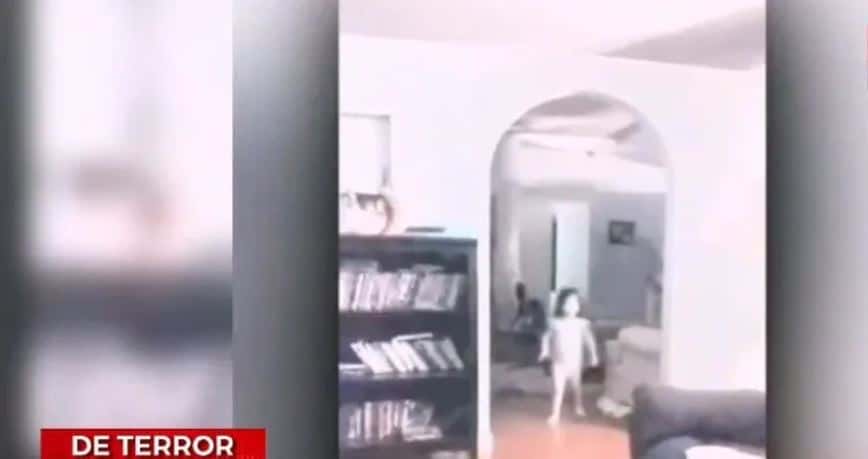 Una madre captó a un fantasma hablando con su hija