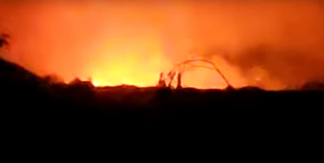 Alivio extremo: la lluvia extinguió el incendio en la Isla Puente